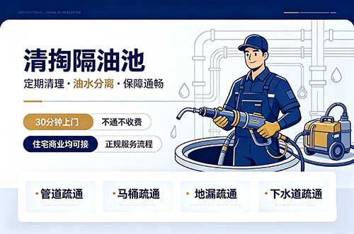黔西南清掏隔油池